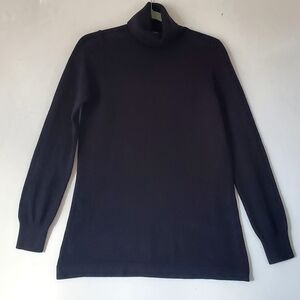French Connection Black Turtleneck Knit Sweater Size‎ Large